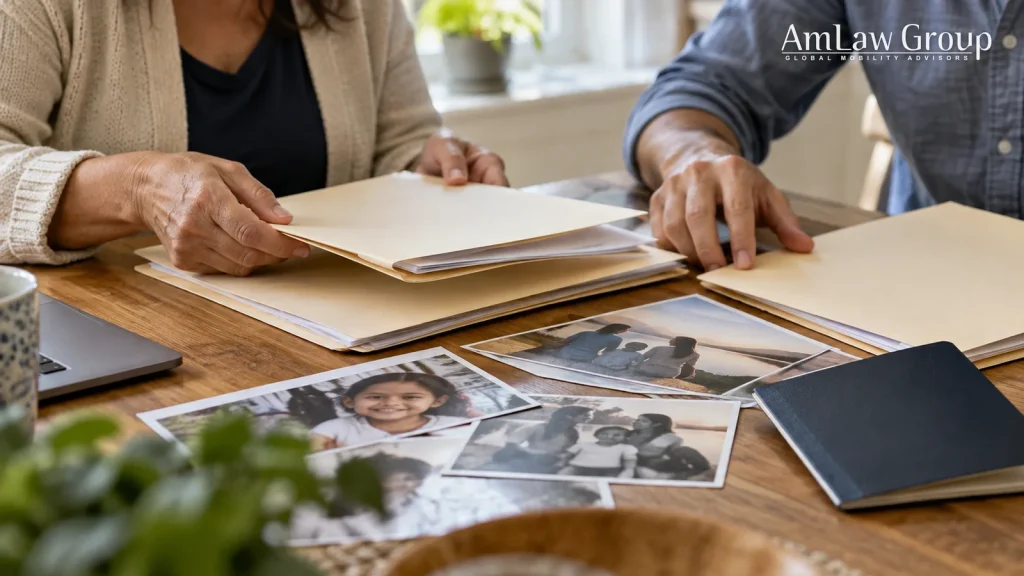 Green card supporting documents for V nonimmigrant